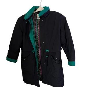 Vintage 1990s Winter Club Cyclone Puffer Down Jacket